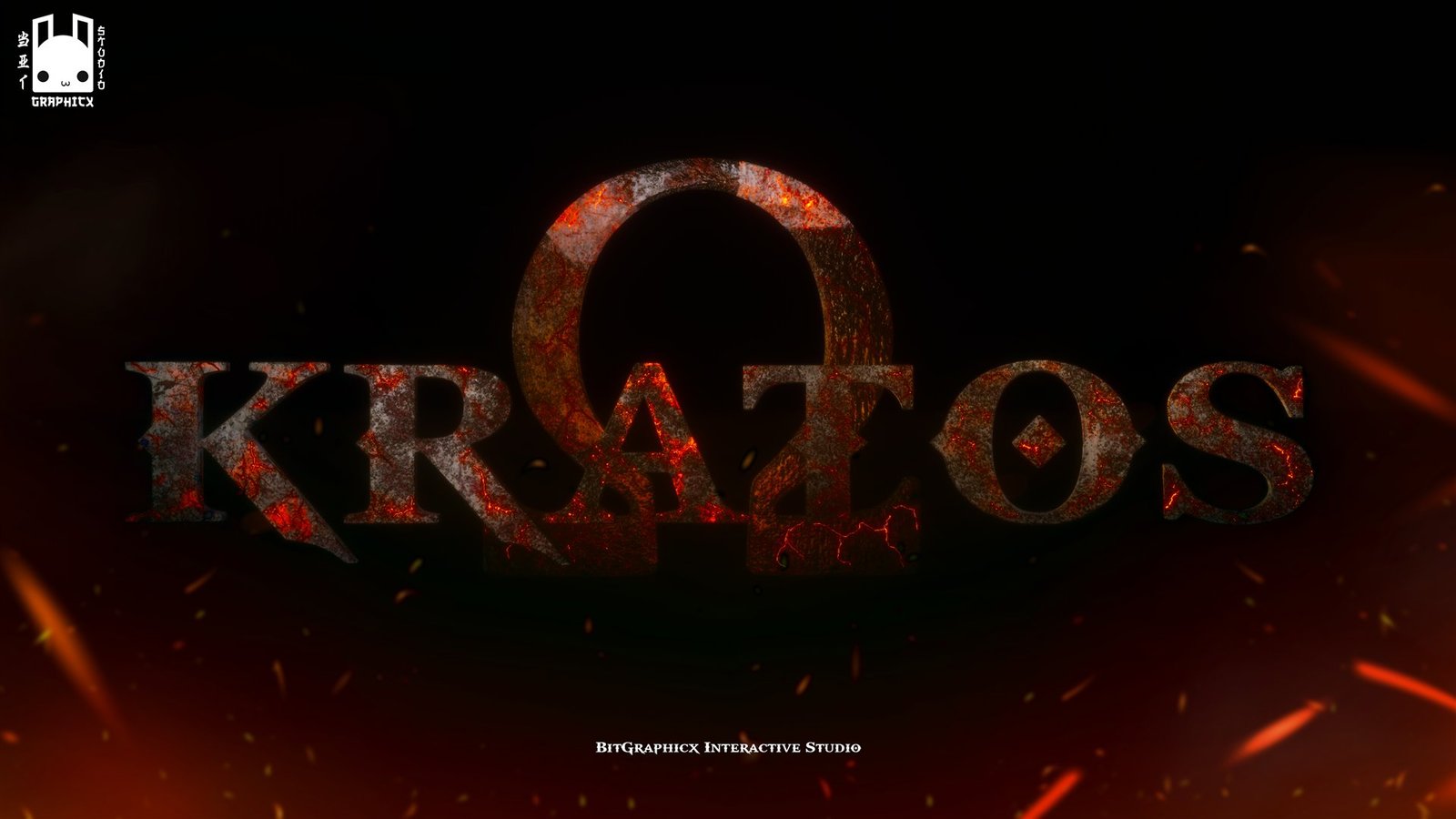 Fiery combat game teaser artwork with a molten title against black